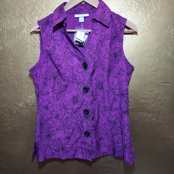 Dress Barn Floral Blouse - Picture 1 of 6
